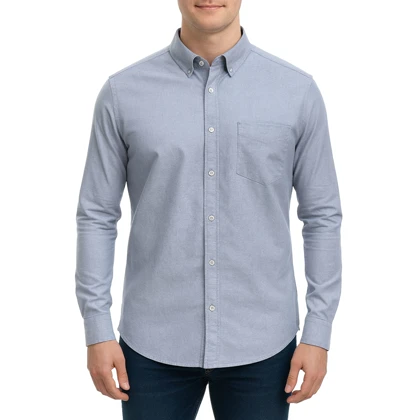 پیراهن آستین بلند ساده مردانه برندمد مدل 1420291