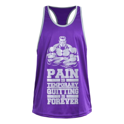 ست رکابی و شلوارک ورزشی مردانه مدل PY-Pain-4H0878 بنفش