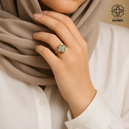 انگشتر استیل ونکلیف طرح دارد کد 509428038