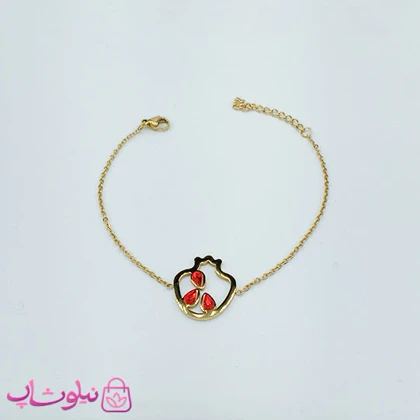 دستبند زنانه طرح انار کد 1491
