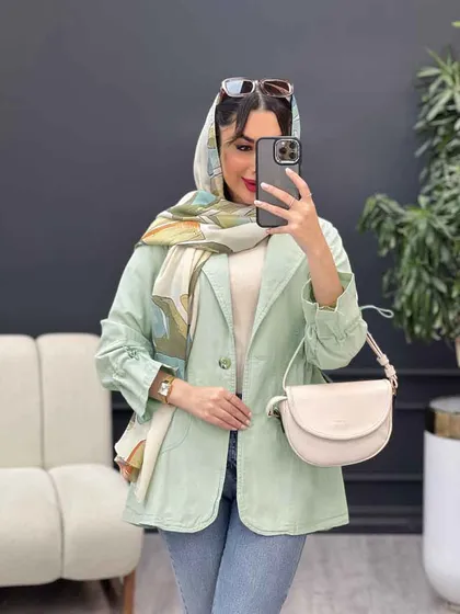 مانتو کمر گت ترلان