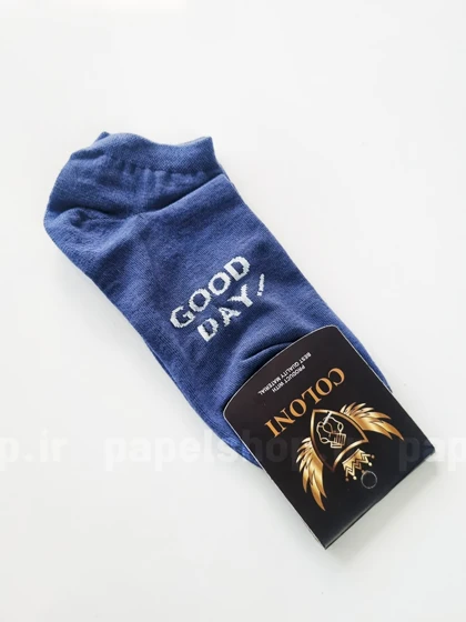 جوراب مچی نخ پنبه طرح گود دی
