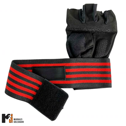 دستکش بدنسازی کفی استپ دار کد D3