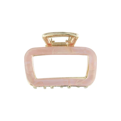 کلیپس زنانه طرح مکعبی شفاف