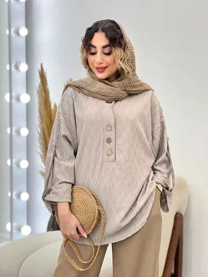 شومیز سه دکمه فریماه
