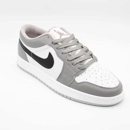 جردن 1 سفید طوسی مشکی بزرگپا کد 607800