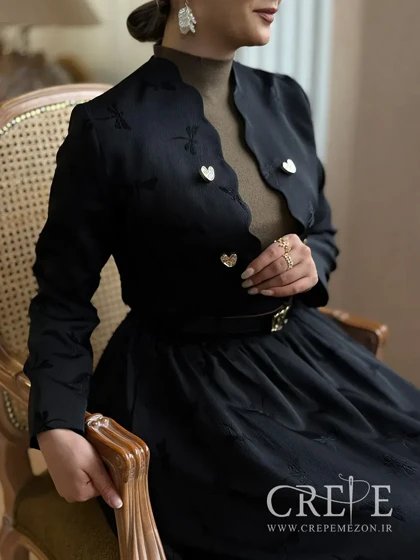 کت و دامن بهار طرح سنجاقک