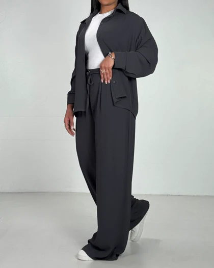 ست شومیز  و شلوار کرپ کد 9000102