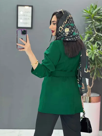 مانتو کتی کمردار
