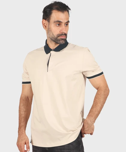 تیشرت یقه دار مردانه ساده 0597