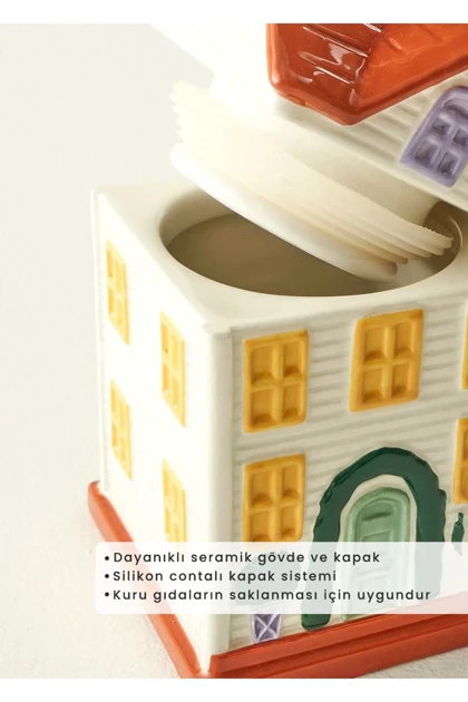 جا ادویه Bella Maison مدل House سرامیکی