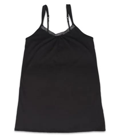 لباس خواب نخی و دانتل Neev نیو کد 4801 مشکی Black