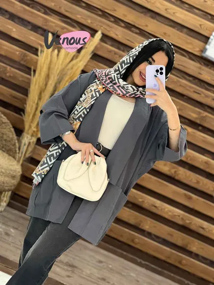 مانتو یقه آرشال پشت پیله