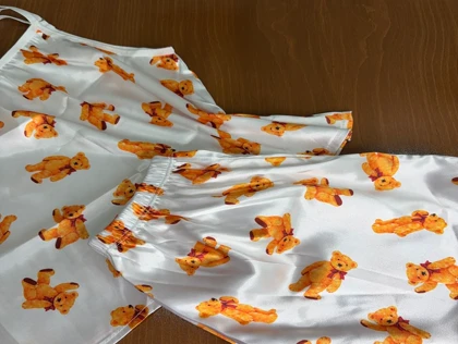 ست تاپ و شلوارک طرح تدی 192