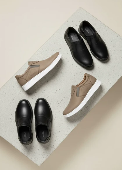 کفش روزمره مردانه مدل Shahab-نسکافه ای