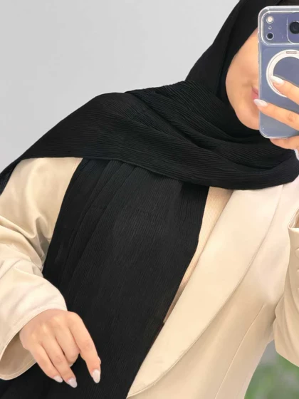 شال پلیسه ریمان کد 1020196