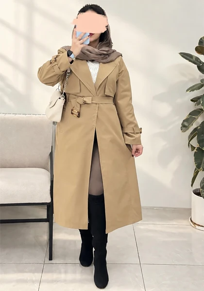 ترنچ کت آستردار ساتیا