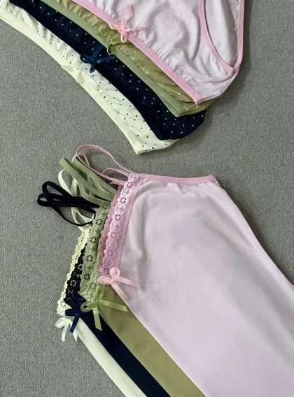 ست تاپ و شورتک زنانه آیسو شیده