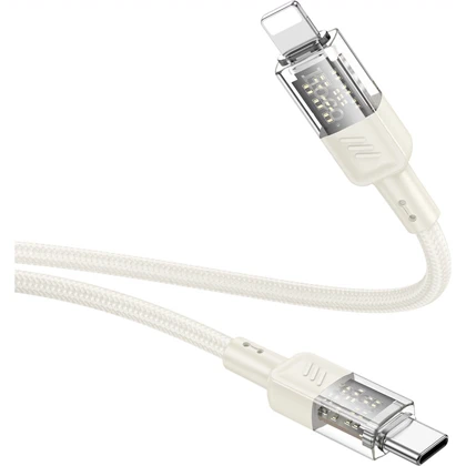 کابل تایپ سی به لایتنینگ هوکو Hoco مدل U129 توان 27 وات 1.2 متر