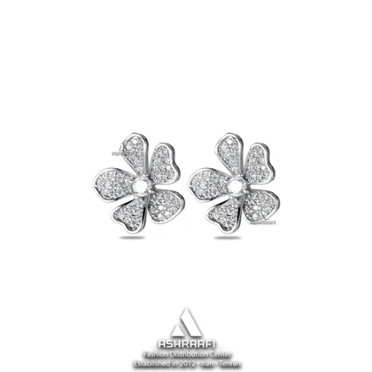 گوشواره زنانه طرح گل Flower Earrings SD1
