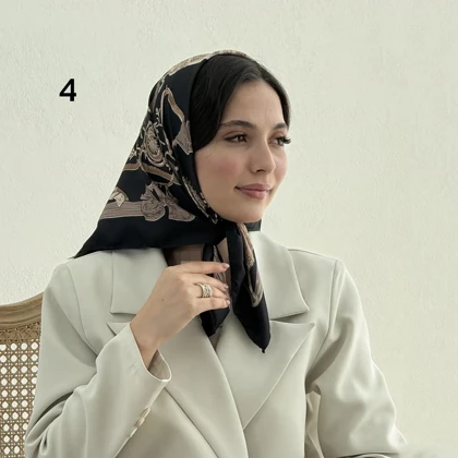 مینی اسکارف زنانه طرح زنجیری | آی بولک