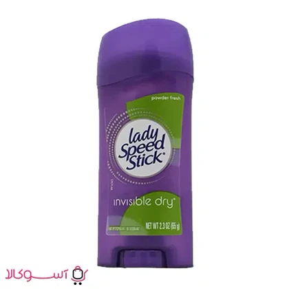 استیک ضد تعریق زنانه لیدی اسپید پایه بلند مدل powder fresh وزن 65 گرم