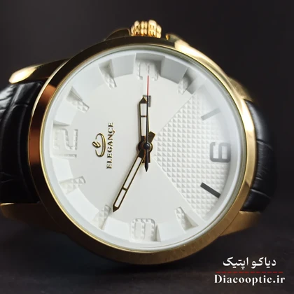 ساعت مچی مردانه موتور ژاپن برند الگانس مدل DO1193 بند چرمی