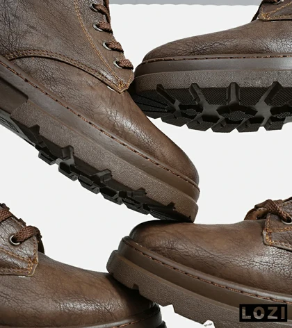 بوت ساق‌دار مردانه قهوه ای سوخته Timberland