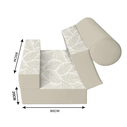 کاناپه تخت شو یک نفره برگ مینیمال مدل M1111