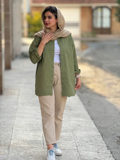 مانتو دخترانه ترلان