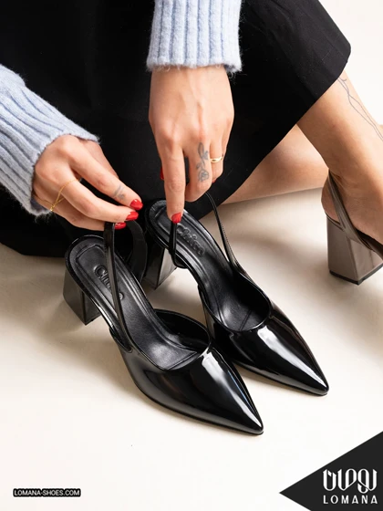کفش پاشنه لنیا لومانا - کد 2695