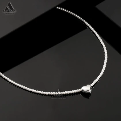 گردنبند مرواریدی Heart Necklace S1