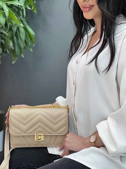 کیف دوخت هفت و هشتی قفل چرخشی