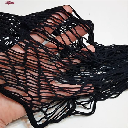 سرهمی فانتزی مدل فیشنت فاق باز کد 4855-S40 رنگ مشکی