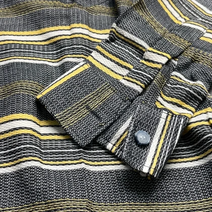 پیراهن مردانه پاییزه راه راه طوسی Grey line