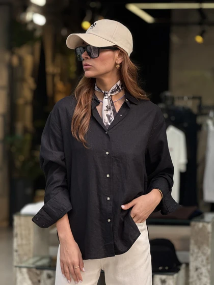 شومیز مشکی Zara کد 460