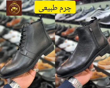 بوت چرم طبیعی مردانه مدل Tinoo