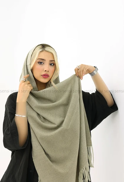 شال موهری ساده رنگی کد1004412