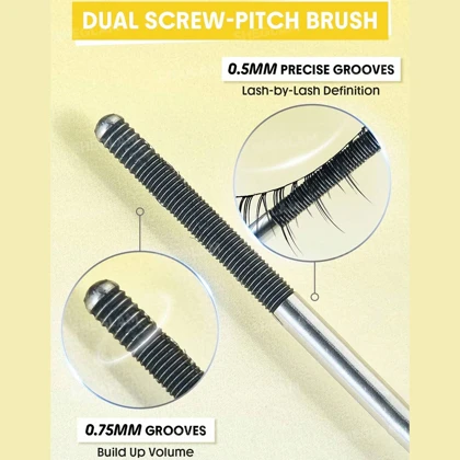 ریمل فرکننده و بلند کننده شیگلم SHEGLAM مدل Lashlighter Iron Curl با برس فلزی