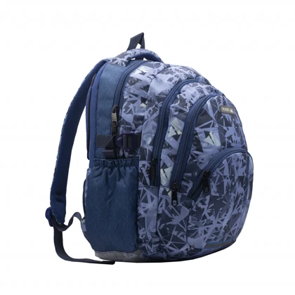 کوله پشتی مدرسه طرح دار مدل ابر آبی blue cloud