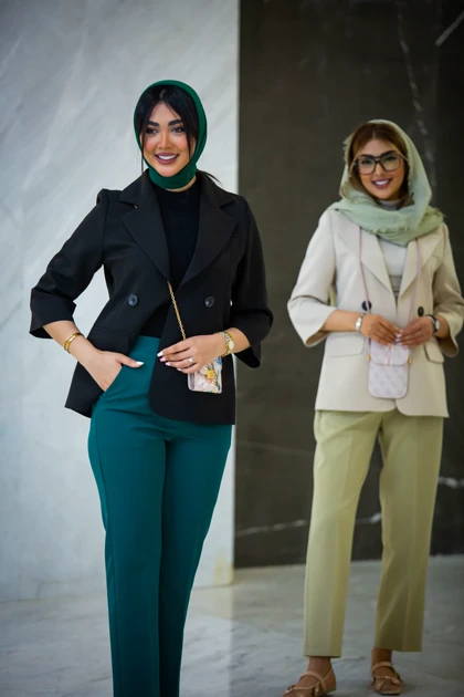 مانتو سوپر مازراتی آستین سه ربع