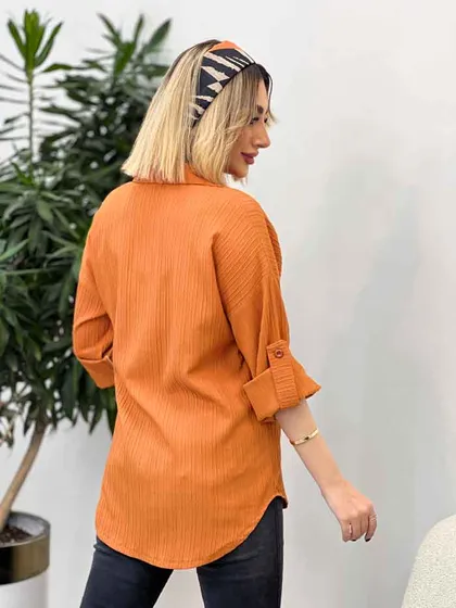 شومیز کراش دو جیب