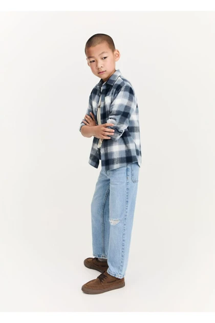 کفش لوفر بچگانه اورجینال منگو کیدز mango-kids