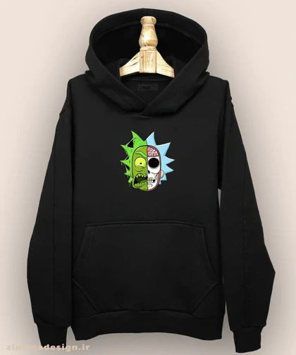 هودی مردانه و زنانه طرح ریک اند مورتی کد 895