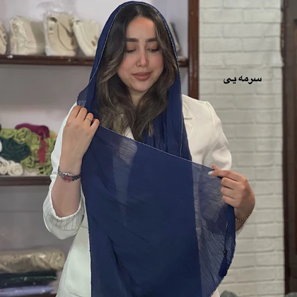شال پلیسه برش.کا دورلمه کد1027
