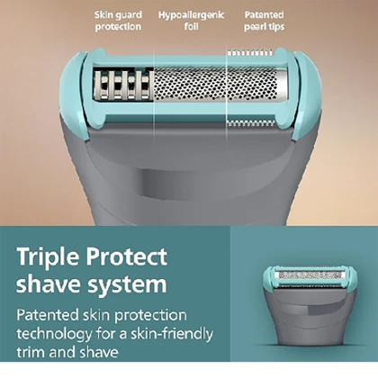 ماشین اصلاح بدن فیلیپس Philips مدل BG3480/15 با سیستم Triple Protect