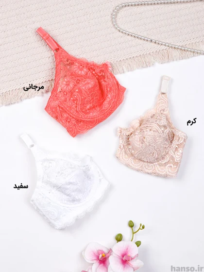 سوتین گیپور فنردار روژان Rojan کد 150