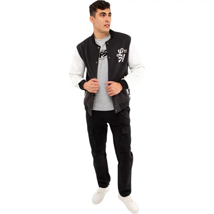بامبرجکت مشکی داخل خز از pull & bear کد 127