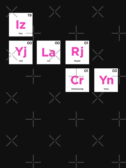 تیشرت ایتزی | ITZY - Periodic Table کد 225752