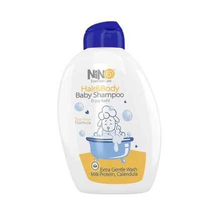 شامپو کودک نینو | شوینده ملایم و بدون اشک مناسب کودکان مناسب استفاده روزانه حجم 300ml